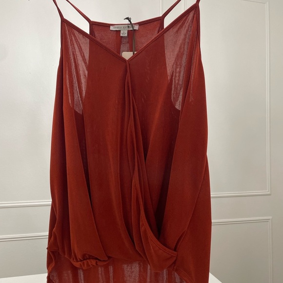 Green Envelope Terracotta Camisole Top large perfect for any occasion - Picture 3 of 7